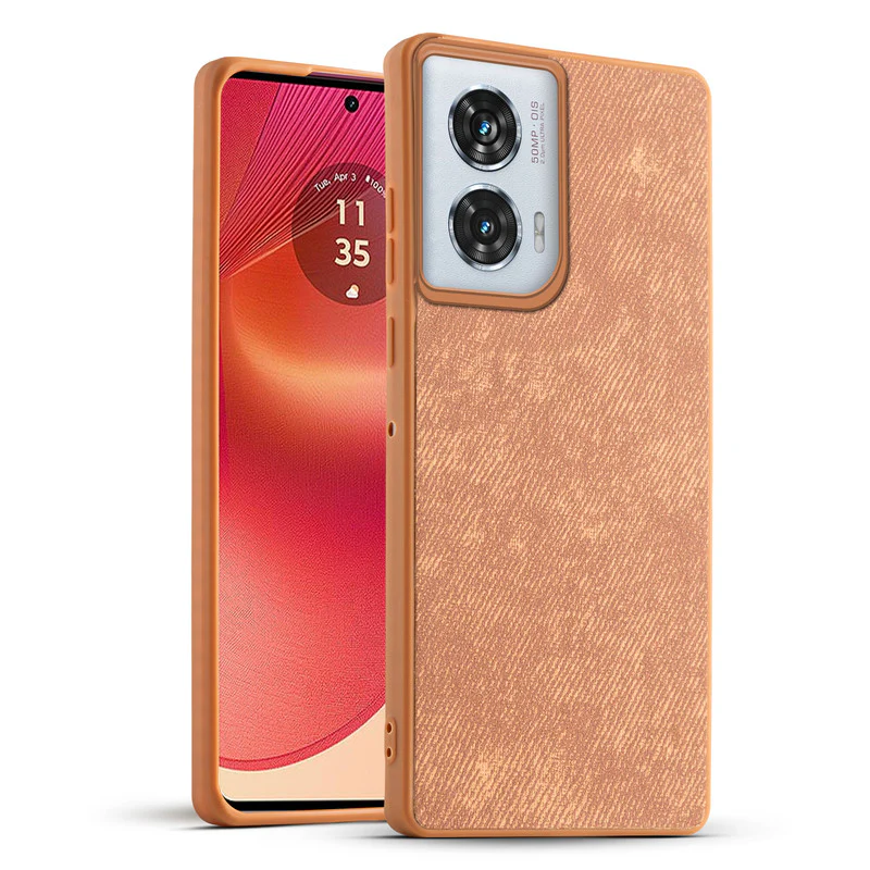 Denim Jeans Cloth Back Cover Case for Motorola Moto Edge 50 Fusion 5G - Image 31
