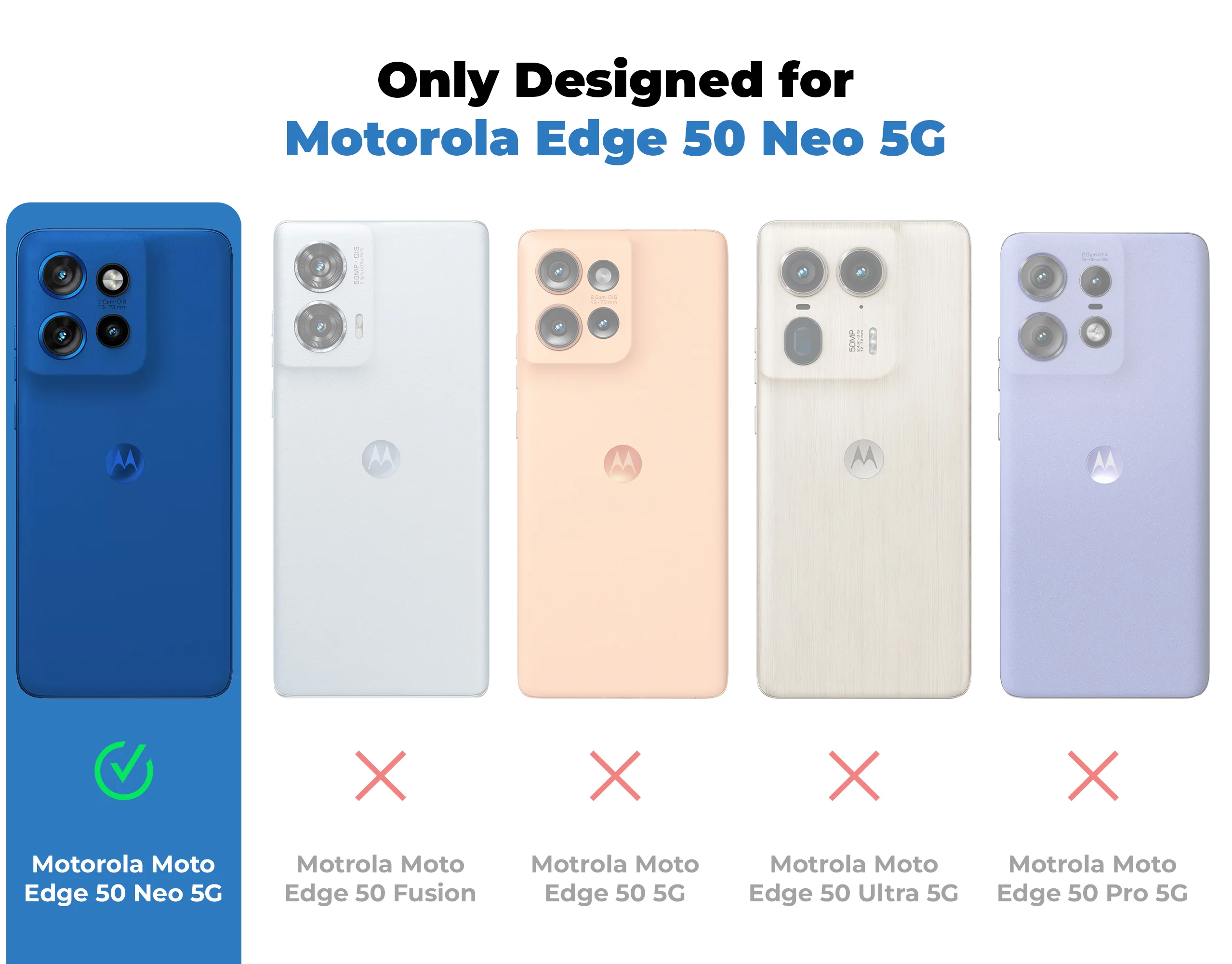 Denim Jeans Cloth Back Cover Case for Motorola Moto Edge 50 Neo 5G - Image 32