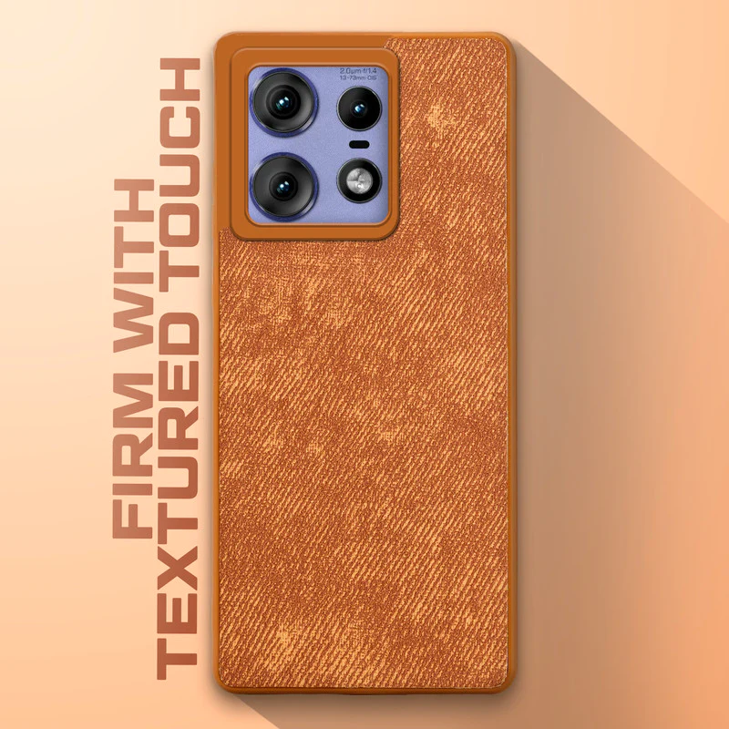 Denim Jeans Cloth Back Cover Case for Motorola Moto Edge 50 Pro 5G - Image 41