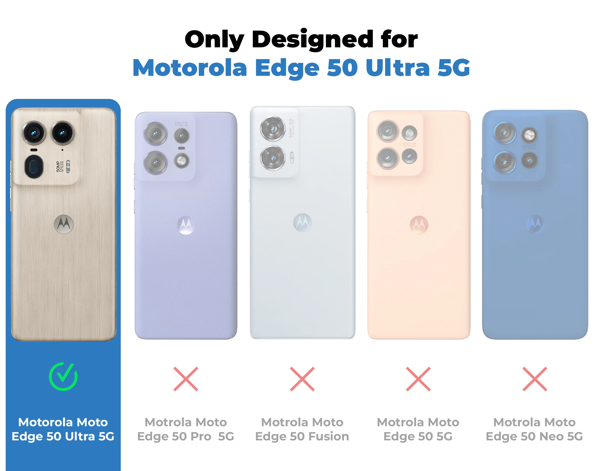Denim Jeans Cloth Back Cover Case for Motorola Moto Edge 50 Ultra 5G - Image 14