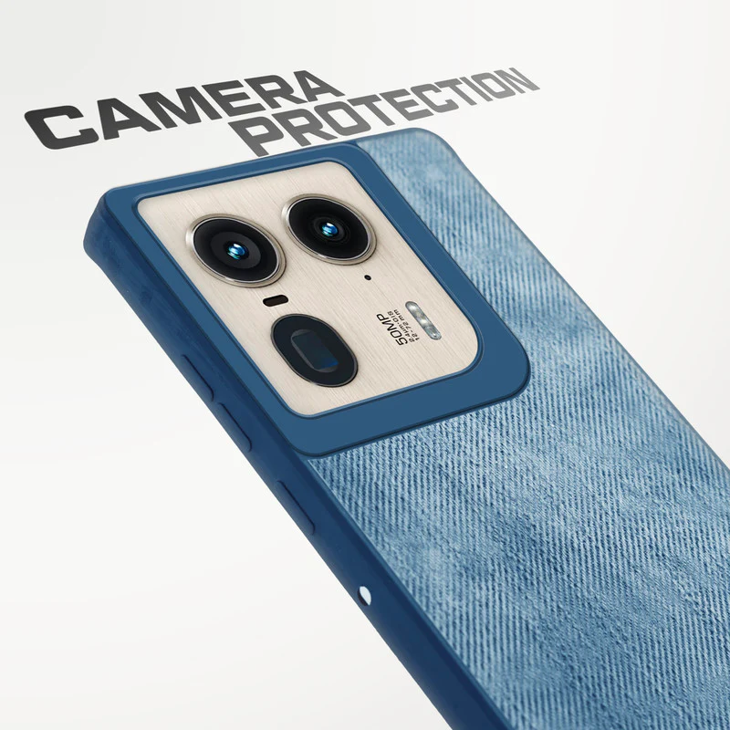 Denim Jeans Cloth Back Cover Case for Motorola Moto Edge 50 Ultra 5G - Image 16