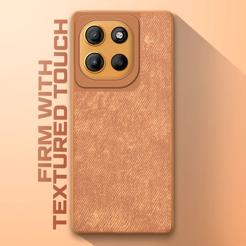 Denim Jeans Cloth Back Cover Case for Motorola Moto G15 - Image 29