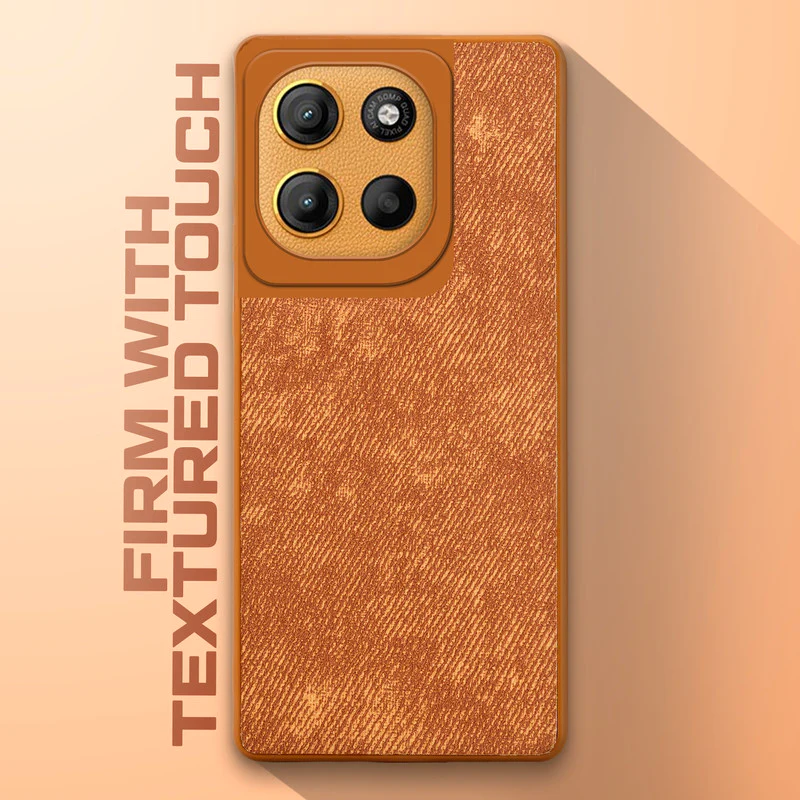 Denim Jeans Cloth Back Cover Case for Motorola Moto G15 - Image 35