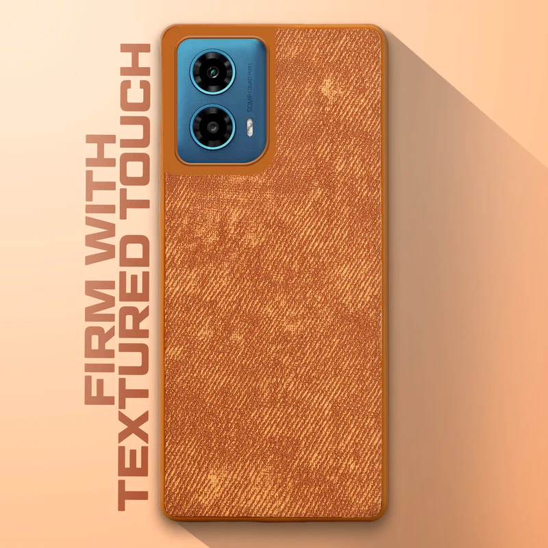 Denim Jeans Cloth Back Cover Case for Motorola Moto G34 5G - Image 35