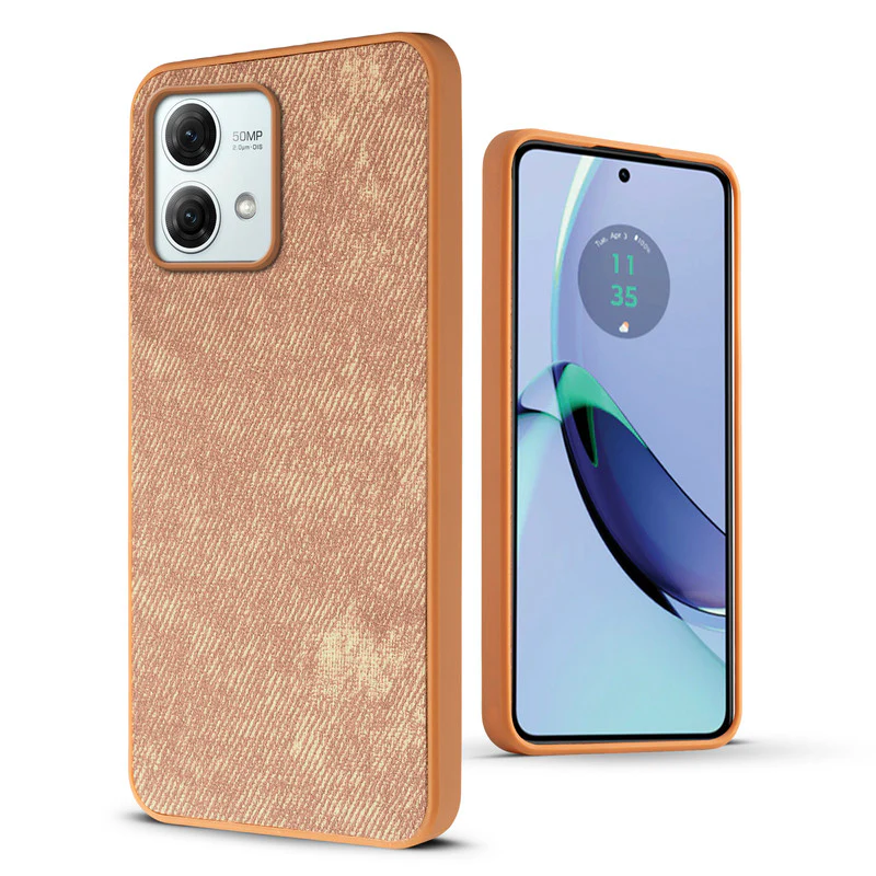 Denim Jeans Cloth Back Cover Case for Motorola Moto G84 5G - Image 30