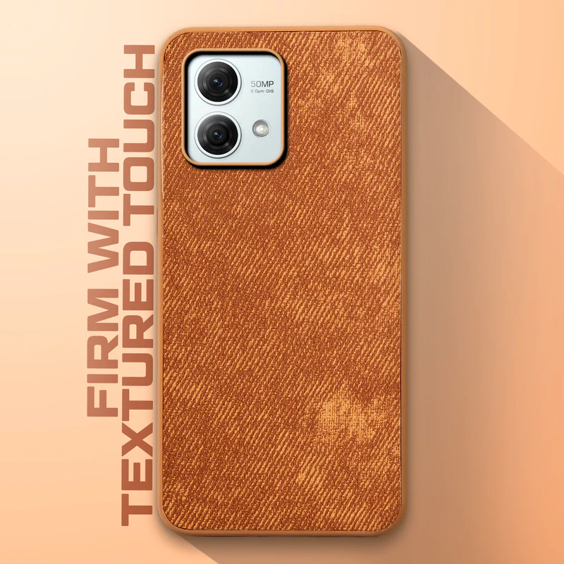 Denim Jeans Cloth Back Cover Case for Motorola Moto G84 5G - Image 35