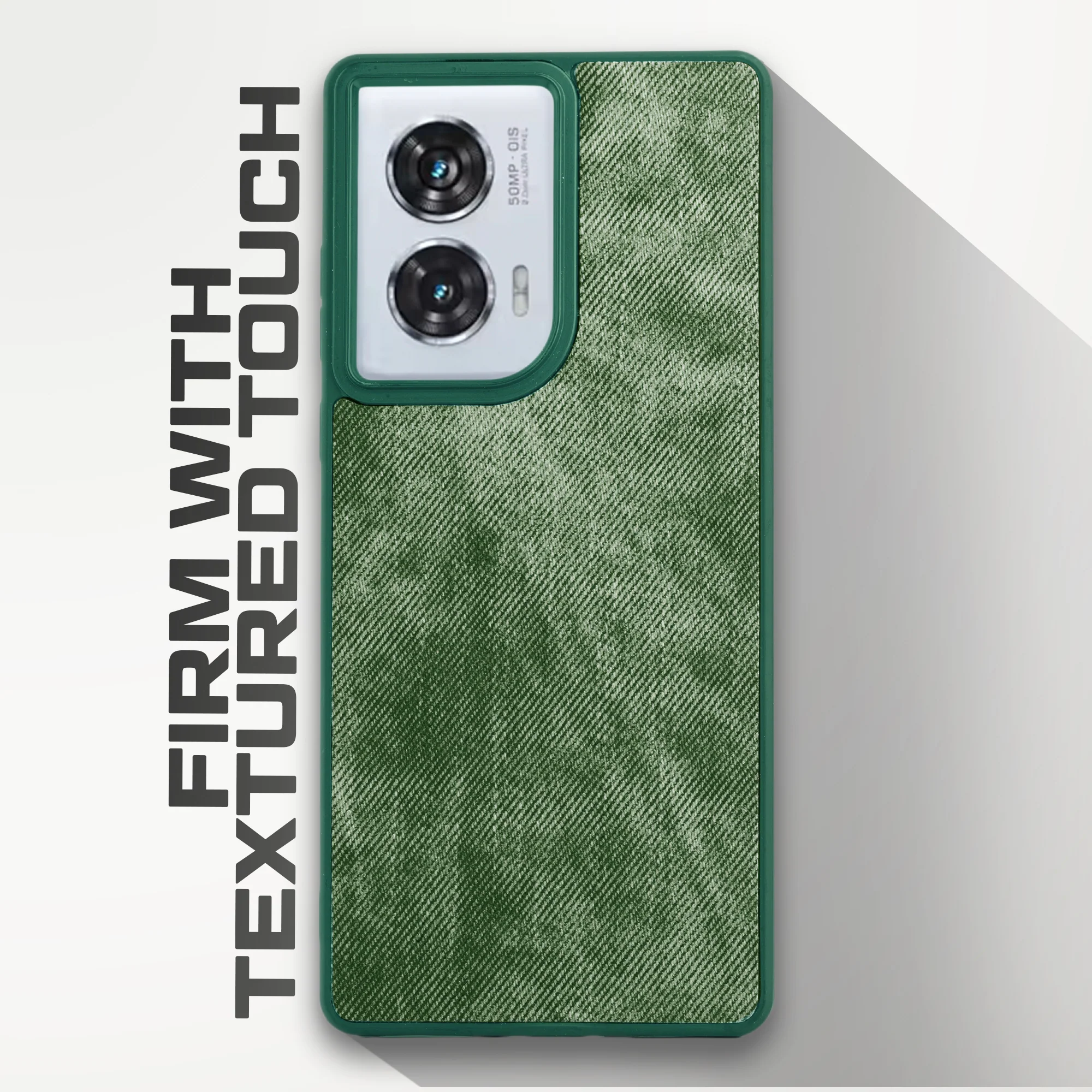 Denim Jeans Cloth Back Cover Case for Motorola Moto G96 5G - Image 29