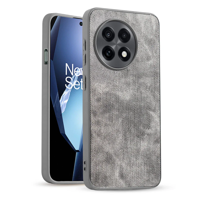Denim Jeans Cloth Back Cover Case for OnePlus 13R 5G - Image 31