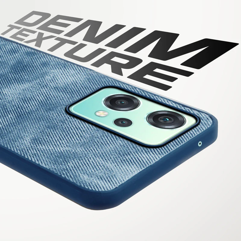Denim Jeans Cloth Back Cover Case for OnePlus Nord CE 2 Lite 5G - Image 15