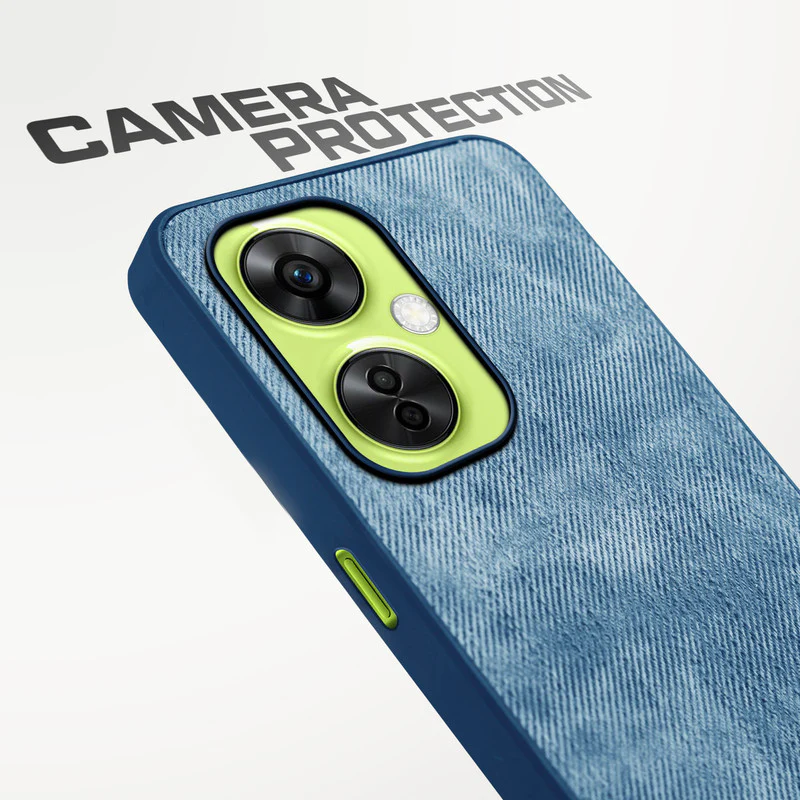 Denim Jeans Cloth Back Cover Case for OnePlus Nord CE 3 Lite 5G - Image 16