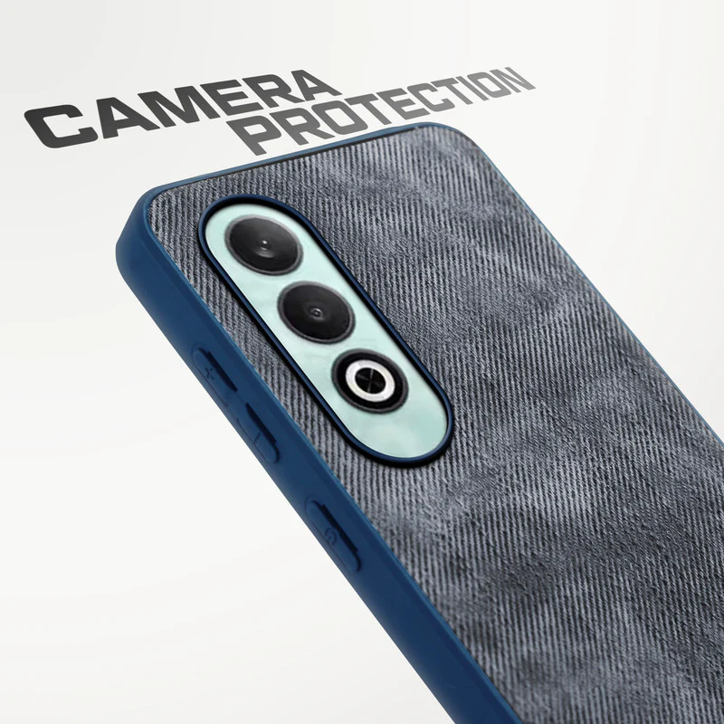 Denim Jeans Cloth Back Cover Case for OnePlus Nord CE 4 5G - Image 10