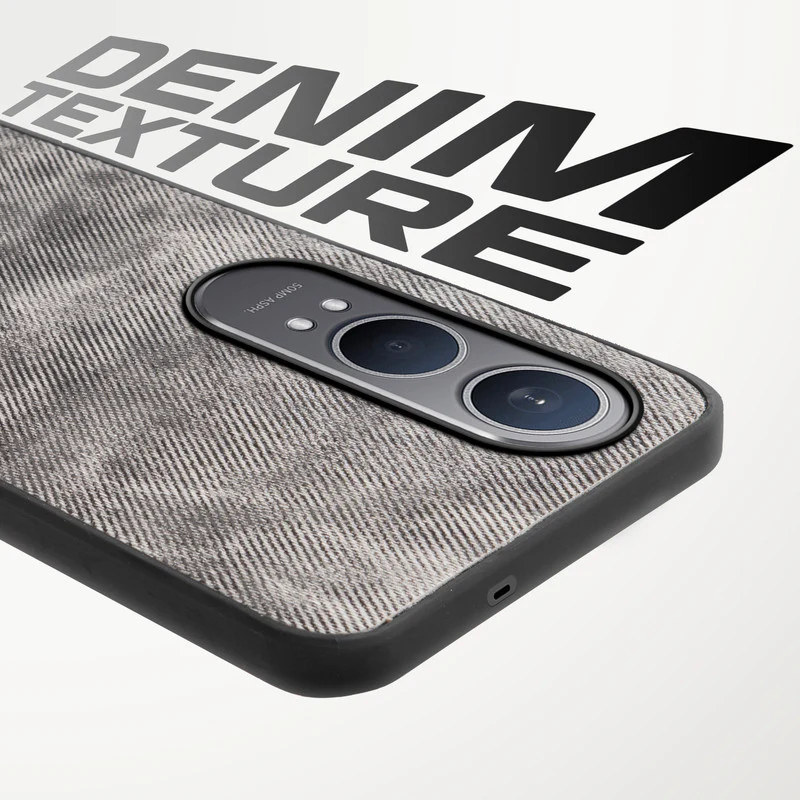 Denim Jeans Cloth Back Cover Case for OnePlus Nord CE 4 Lite 5G - Image 3