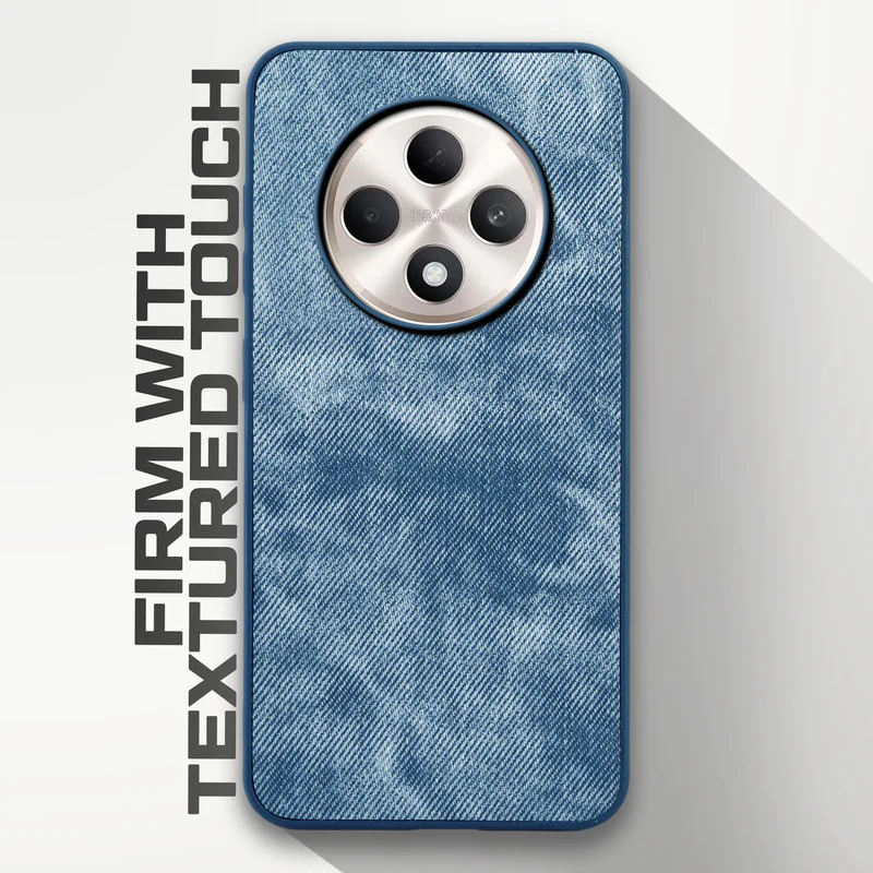 Denim Jeans Cloth Back Cover Case for Oppo F27 5G - Image 17