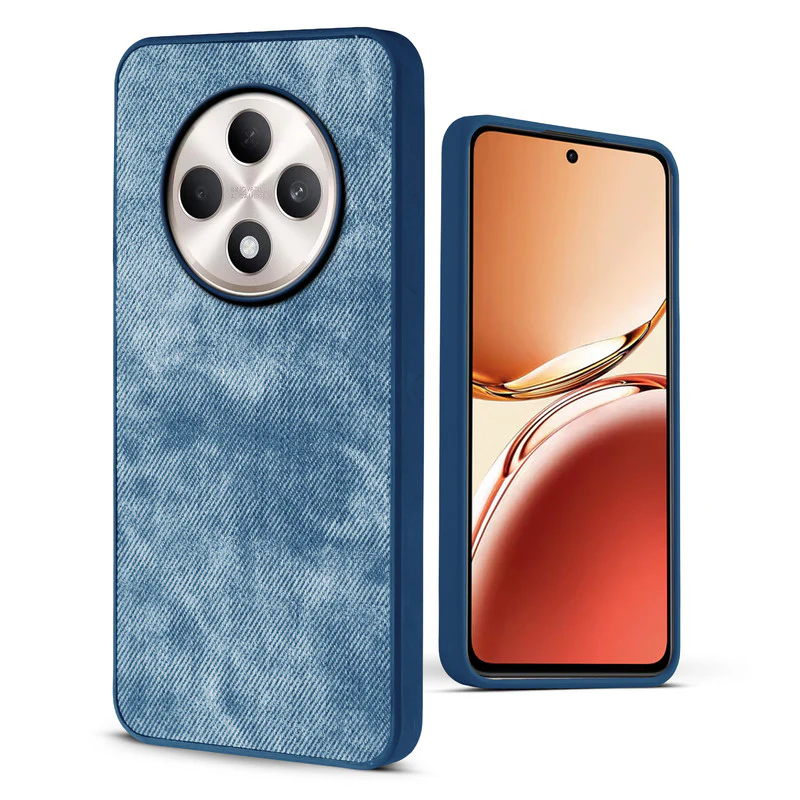 Denim Jeans Cloth Back Cover Case for Oppo F27 5G - Image 18
