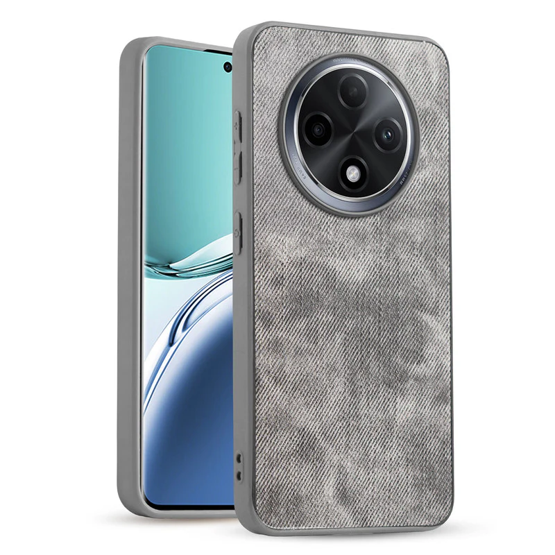 Denim Jeans Cloth Back Cover Case for Oppo F27 Pro Plus 5G - Image 31