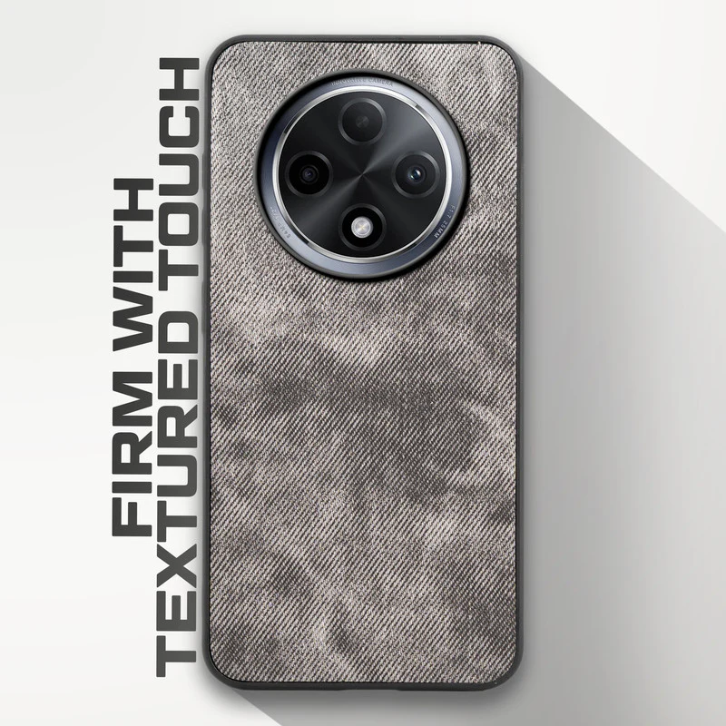 Denim Jeans Cloth Back Cover Case for Oppo F27 Pro Plus 5G - Image 35