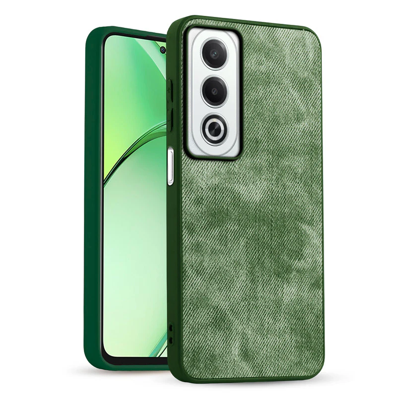 Denim Jeans Cloth Back Cover Case for Oppo K12x 5G - Image 19