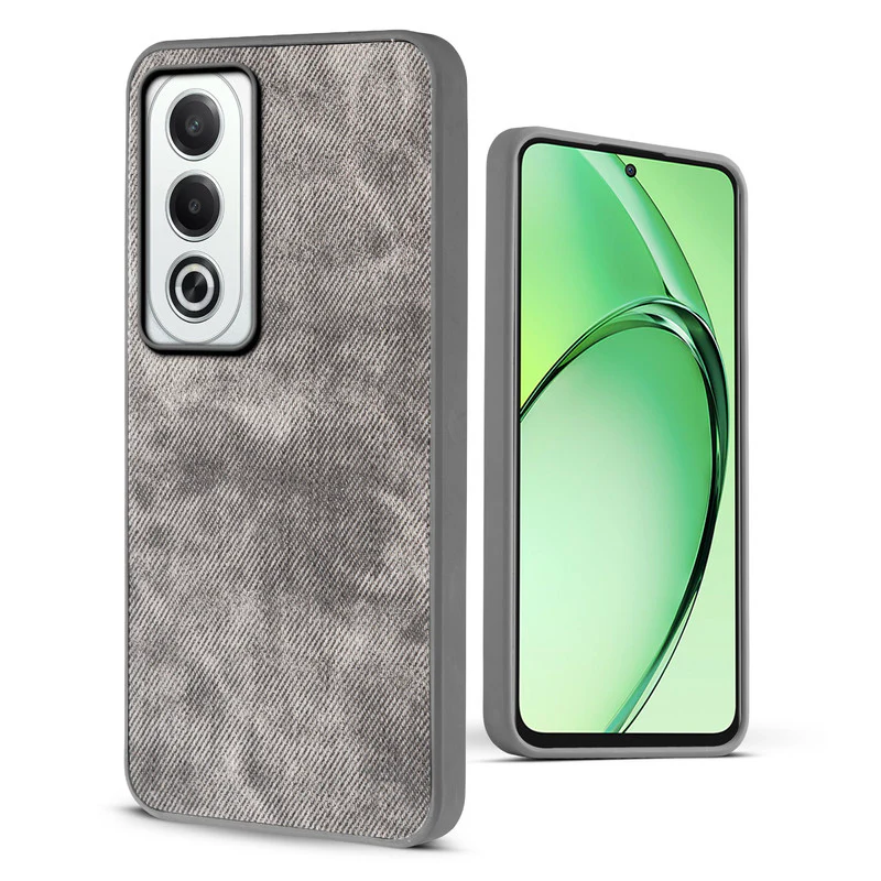 Denim Jeans Cloth Back Cover Case for Oppo K12x 5G - Image 42