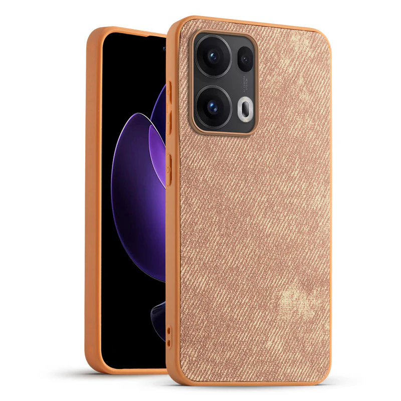 Denim Jeans Cloth Back Cover Case for Oppo Reno 13 Pro 5G - Image 25