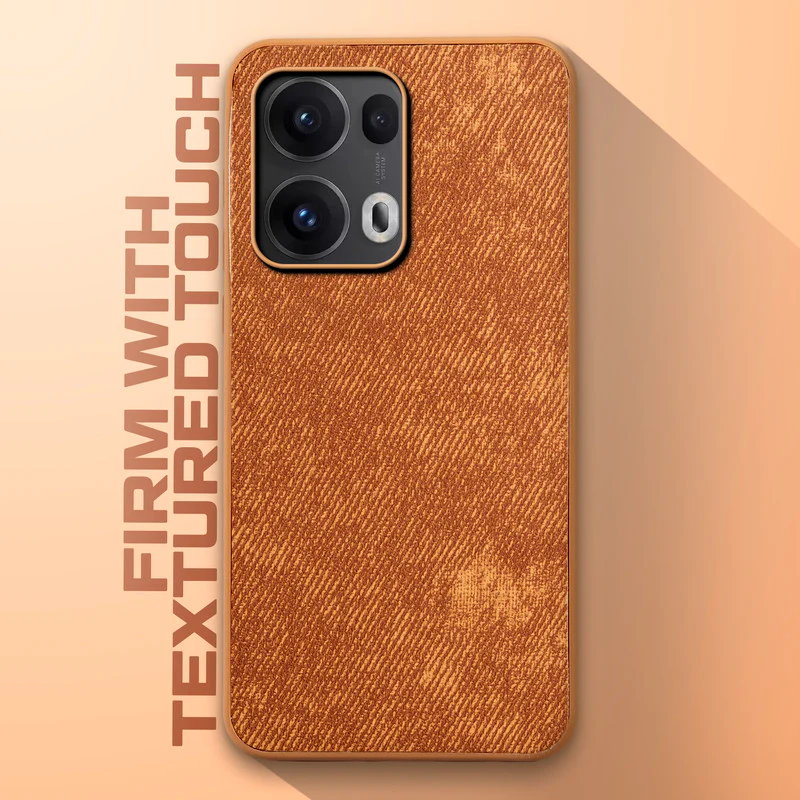 Denim Jeans Cloth Back Cover Case for Oppo Reno 13 Pro 5G - Image 35