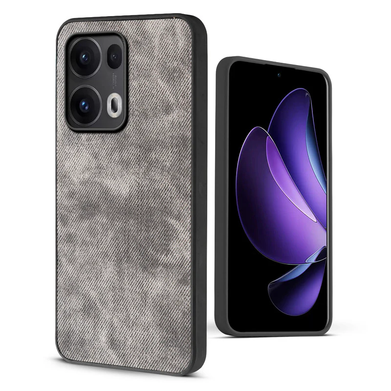 Denim Jeans Cloth Back Cover Case for Oppo Reno 13 Pro 5G - Image 6