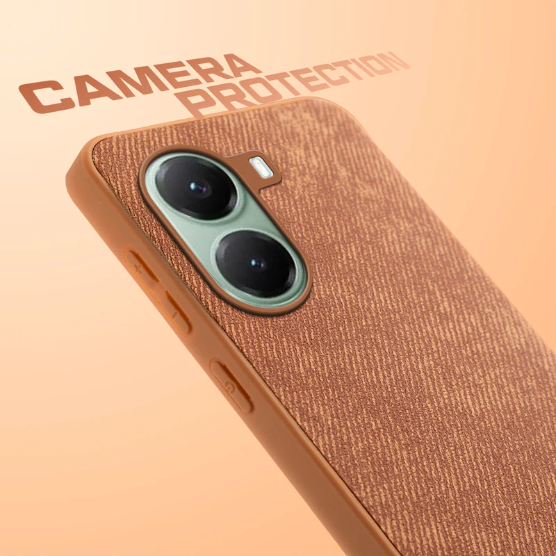 Denim Jeans Cloth Back Cover Case for Poco X7 Pro 5G - Image 34
