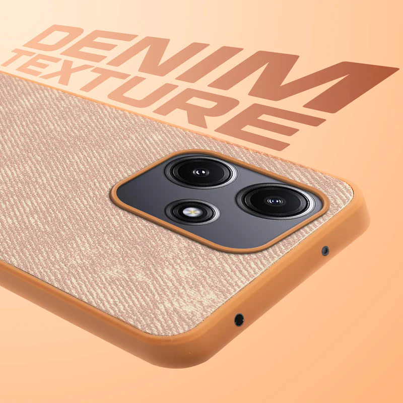 Denim Jeans Cloth Back Cover Case for Redmi 12 5G - Image 27