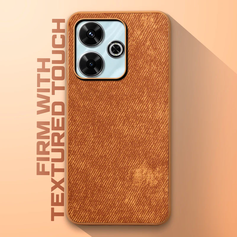 Denim Jeans Cloth Back Cover Case for Redmi 13 5G - Image 35