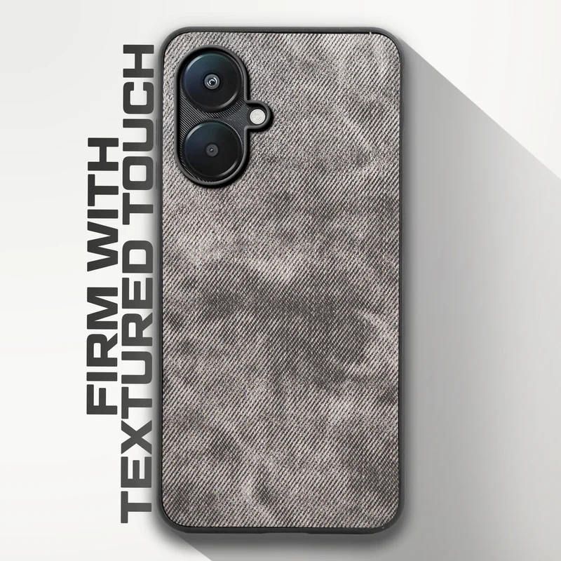 Denim Jeans Cloth Back Cover Case for Redmi 13C 5G - Image 41