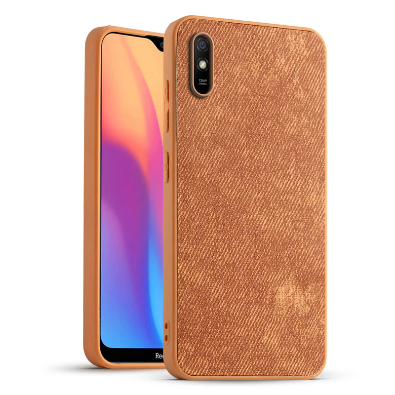 Denim Jeans Cloth Back Cover Case for Redmi 9A - Image 31