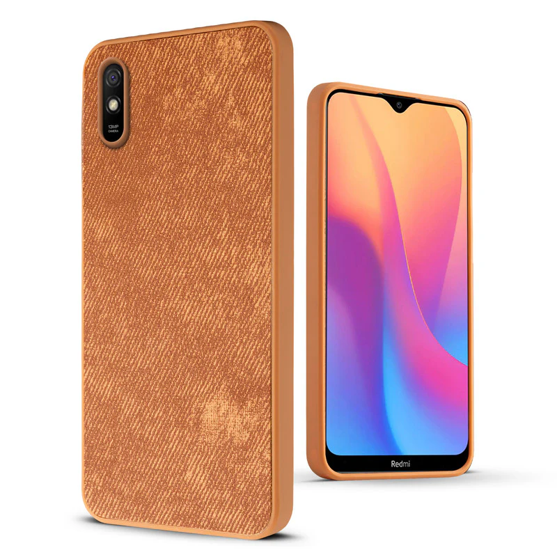 Denim Jeans Cloth Back Cover Case for Redmi 9A - Image 36