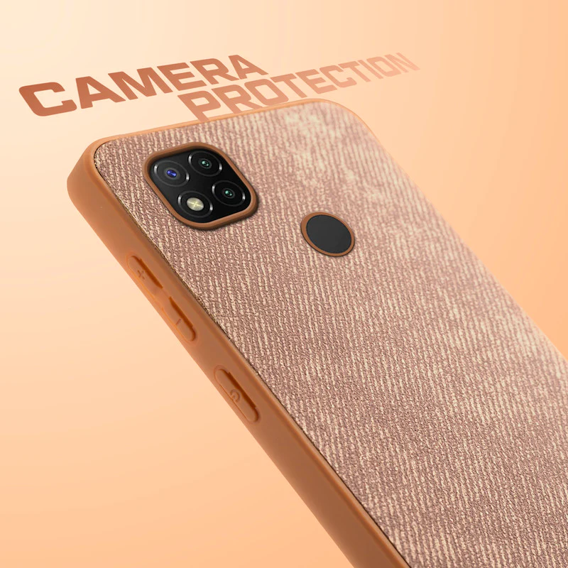 Denim Jeans Cloth Back Cover Case for Redmi 9C - Image 28