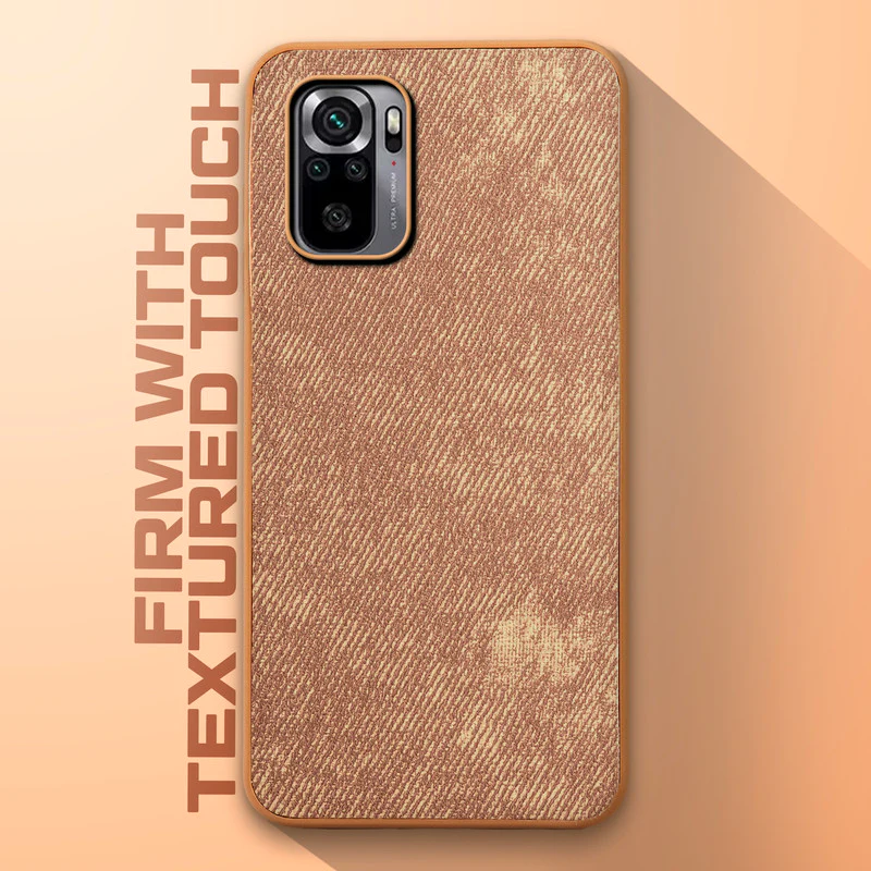 Denim Jeans Cloth Back Cover Case for Redmi Note 10S - Image 29