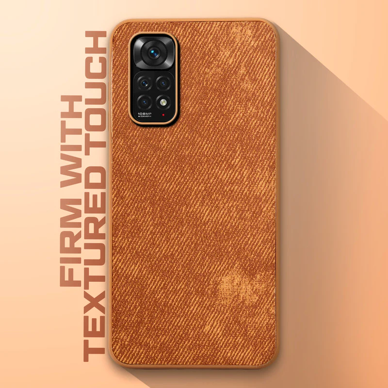 Denim Jeans Cloth Back Cover Case for Redmi Note 11s - Image 35