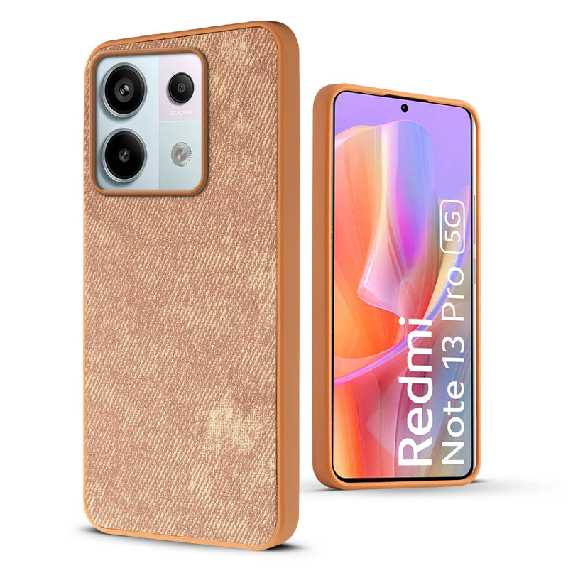 Denim Jeans Cloth Back Cover Case for Redmi Note 13 Pro 5G - Image 30