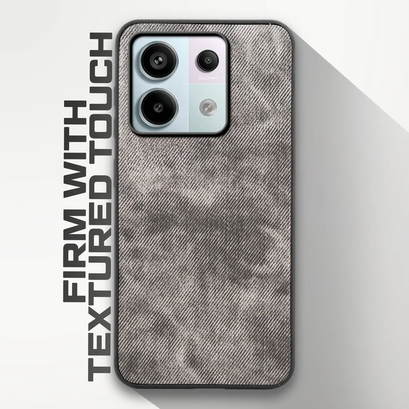 Denim Jeans Cloth Back Cover Case for Redmi Note 13 Pro 5G - Image 41
