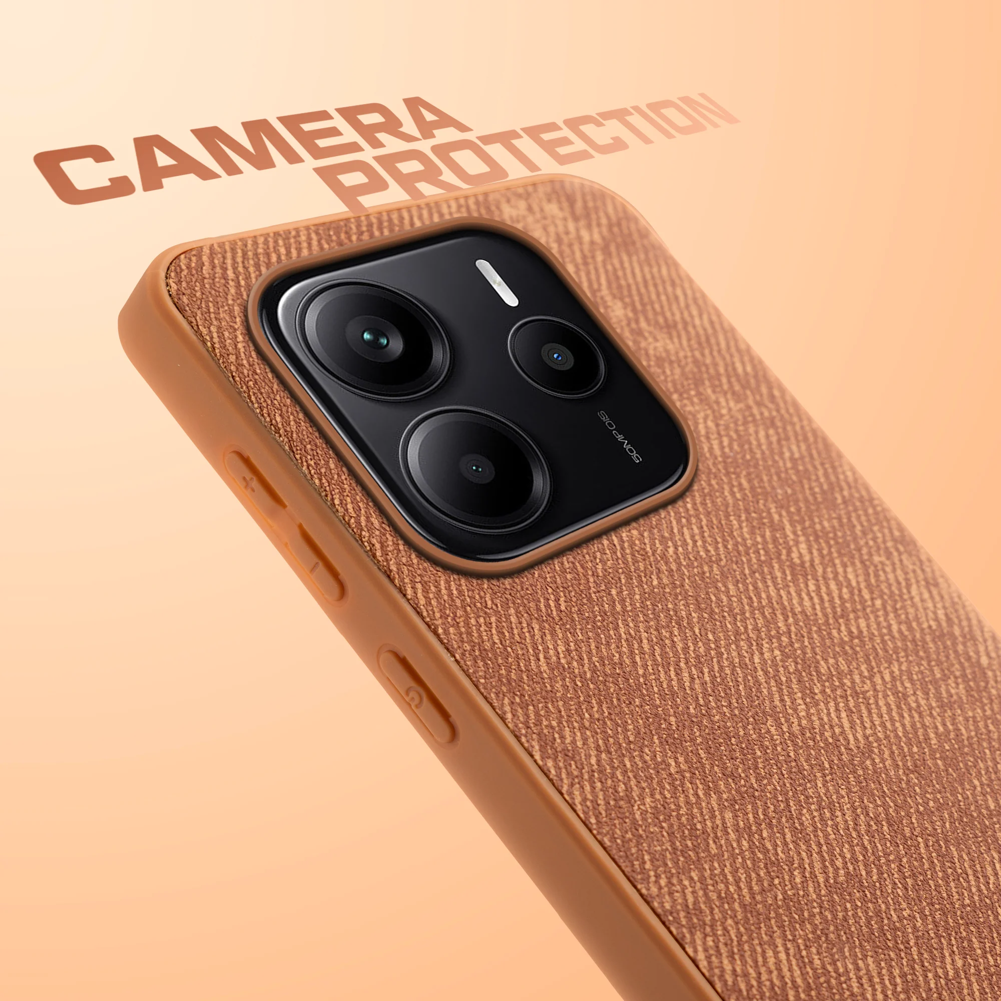 Denim Jeans Cloth Back Cover Case for Redmi Note 14 SE 5G with Raised Camera Edges & Micro-Fiber Lining - Image 29
