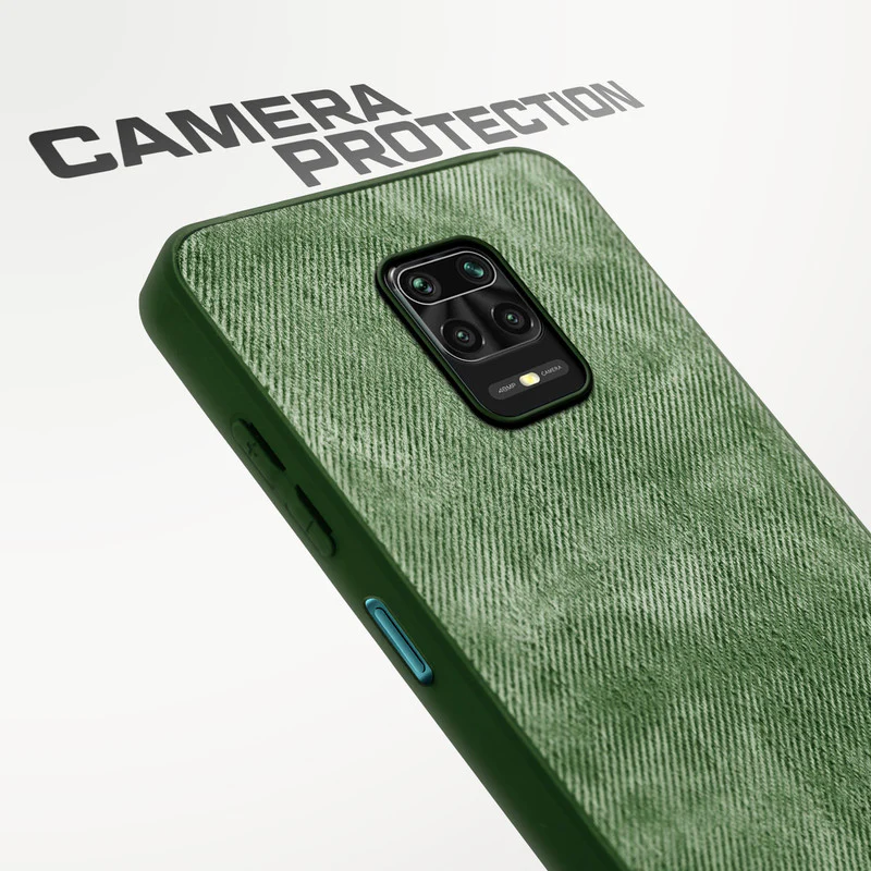 Denim Jeans Cloth Back Cover Case for Redmi Note 9 Pro - Image 22