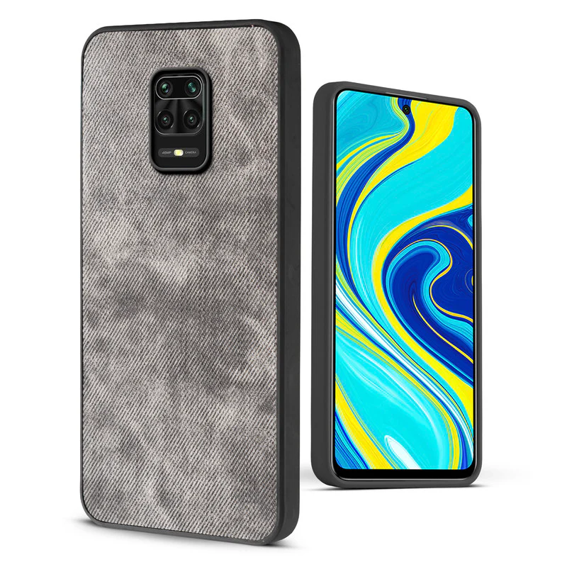 Denim Jeans Cloth Back Cover Case for Redmi Note 9 Pro - Image 6