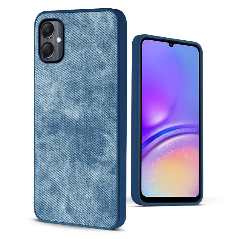 Denim Jeans Cloth Back Cover Case for Samsung A05 - Image 18
