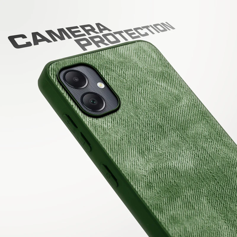 Denim Jeans Cloth Back Cover Case for Samsung A05 - Image 22