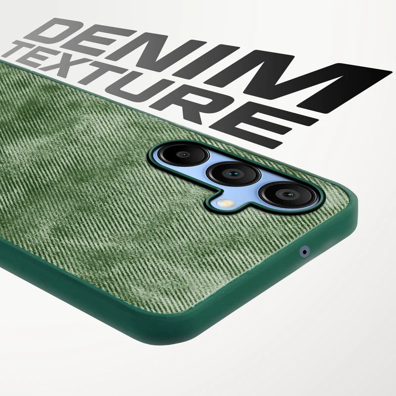 Denim Jeans Cloth Back Cover Case for Samsung A15 5G - Image 21