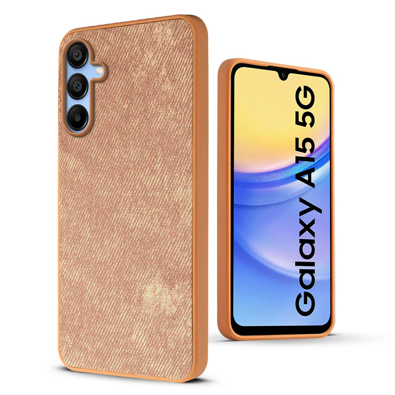 Denim Jeans Cloth Back Cover Case for Samsung A15 5G - Image 30