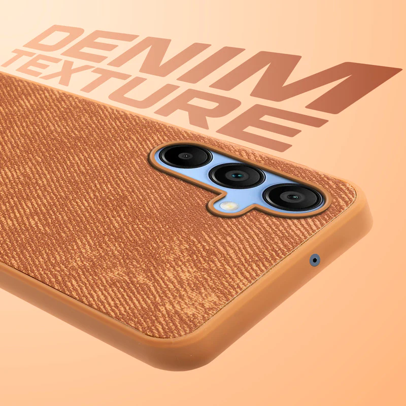 Denim Jeans Cloth Back Cover Case for Samsung A15 5G - Image 33