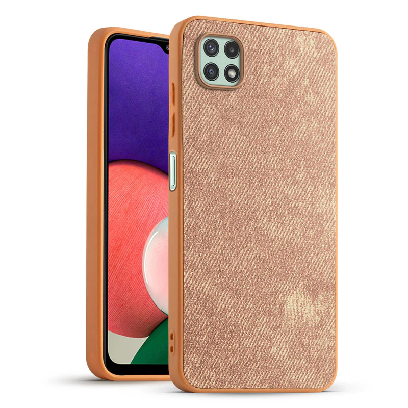 Denim Jeans Cloth Back Cover Case for Samsung A22 5G - Image 25