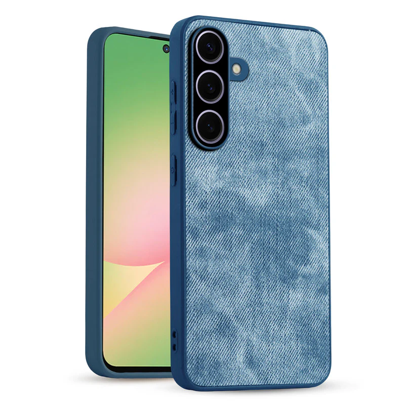 Denim Jeans Cloth Back Cover Case for Samsung A56 5G - Image 13