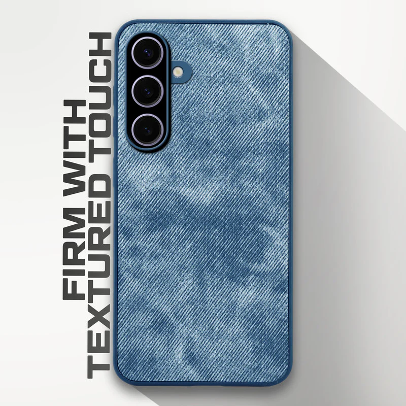Denim Jeans Cloth Back Cover Case for Samsung A56 5G - Image 17