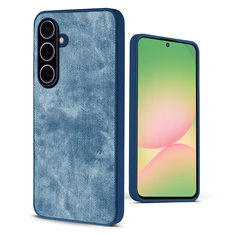 Denim Jeans Cloth Back Cover Case for Samsung A56 5G - Image 18