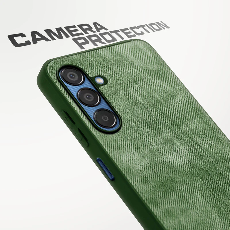 Denim Jeans Cloth Back Cover Case for Samsung M15 5G - Image 22