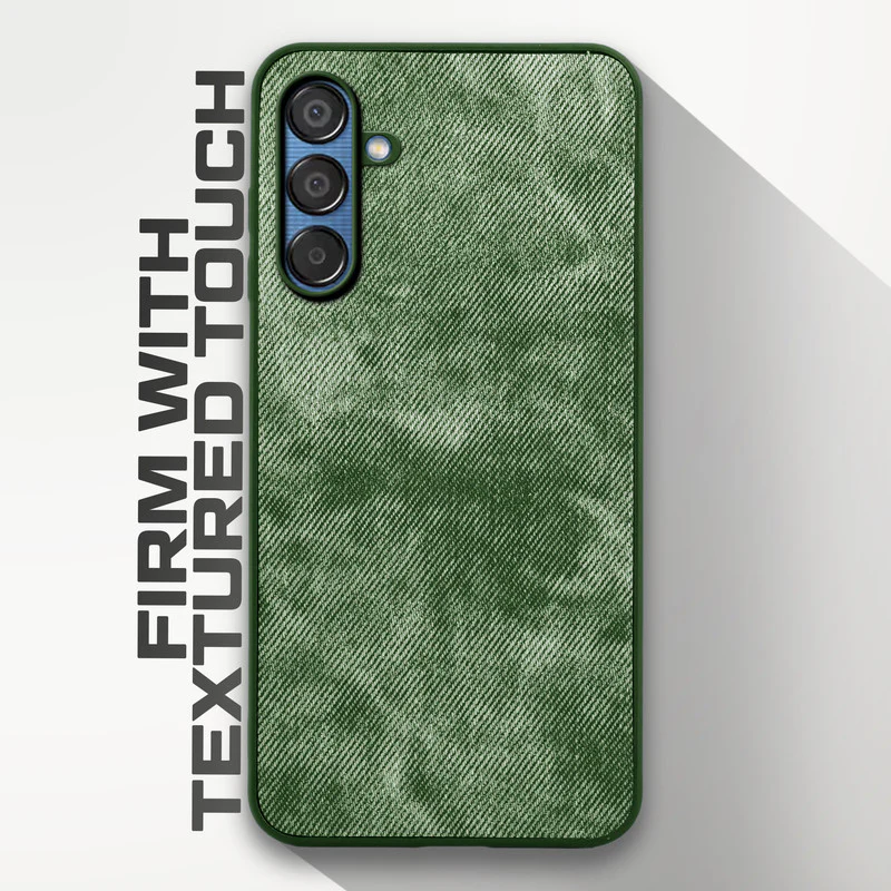 Denim Jeans Cloth Back Cover Case for Samsung M15 5G - Image 23